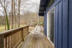 Deck with swing